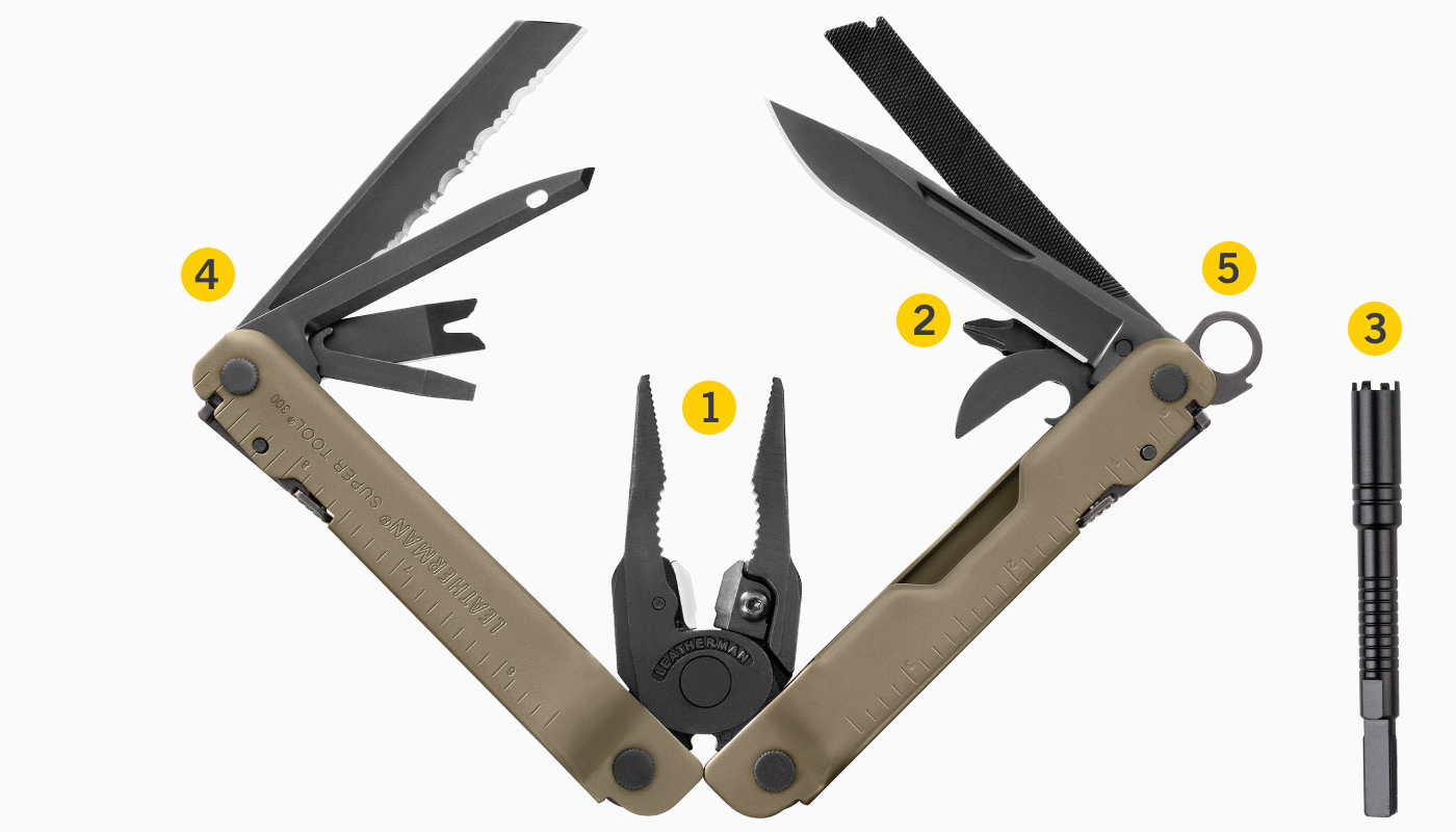 Leatherman Supertool 300 M, brown coyote