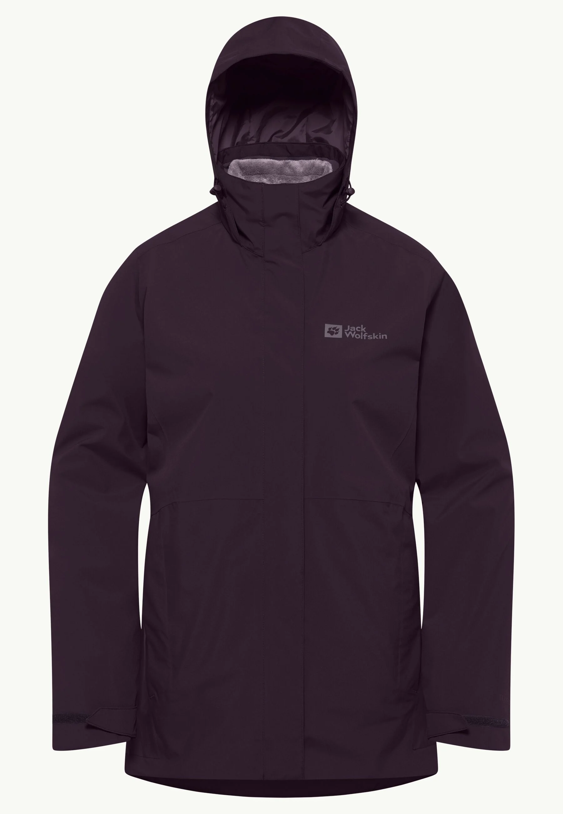 Rotwand 3in1 Jacket Wm, midnight plum