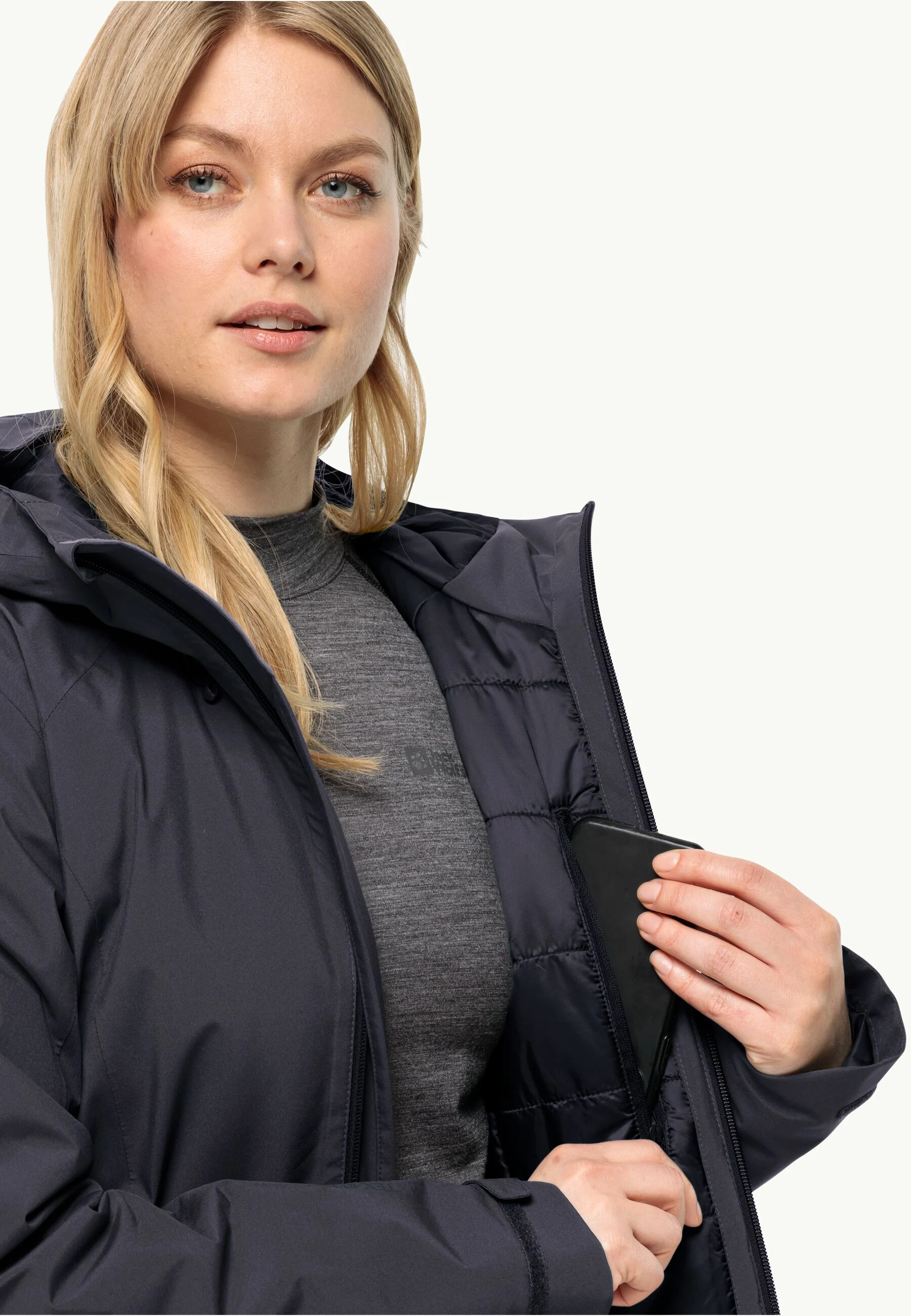 Heidelstein Insulated Jacket Wm, slate green