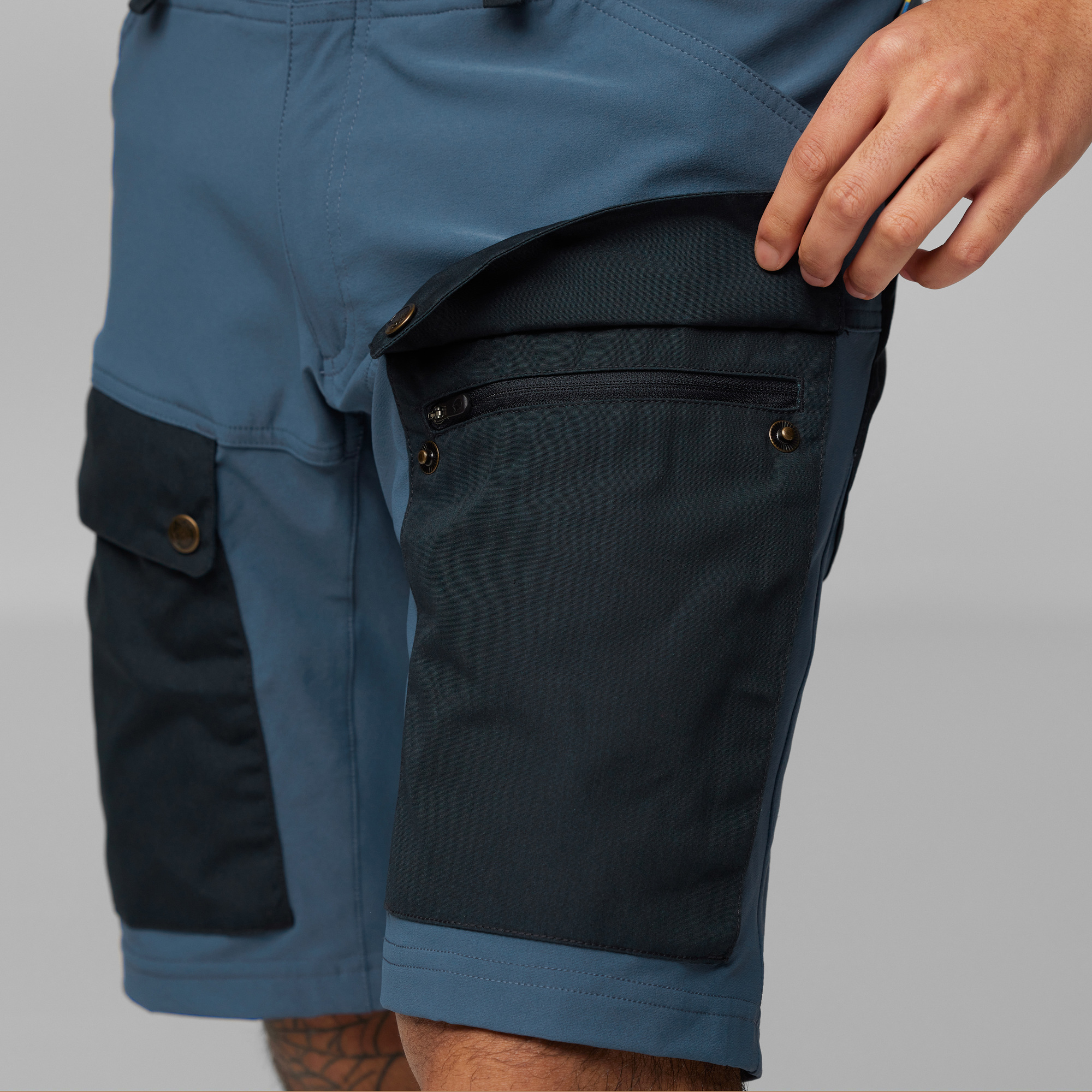 Keb Shorts, black/stone grey
