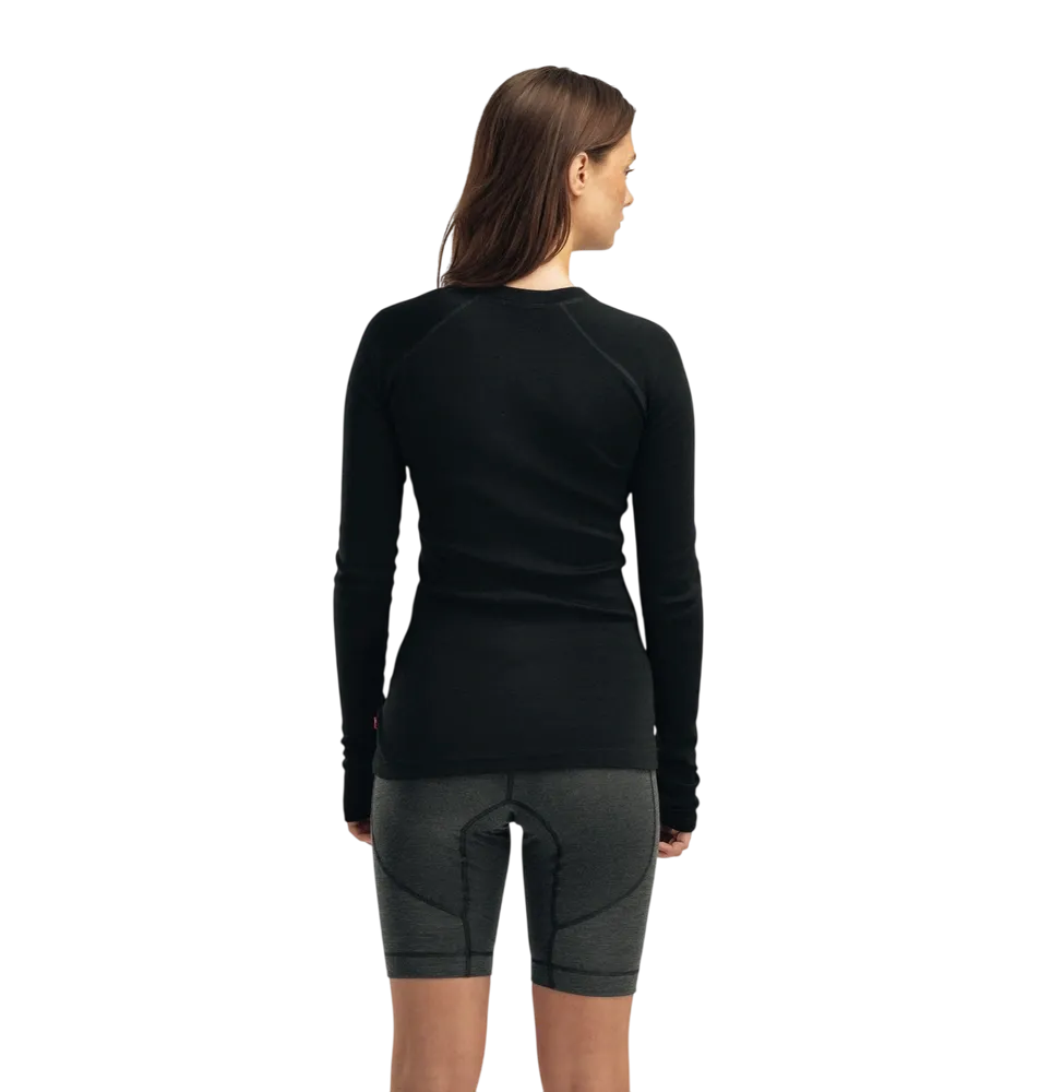 WarmWool Crewneck Wm, jet black