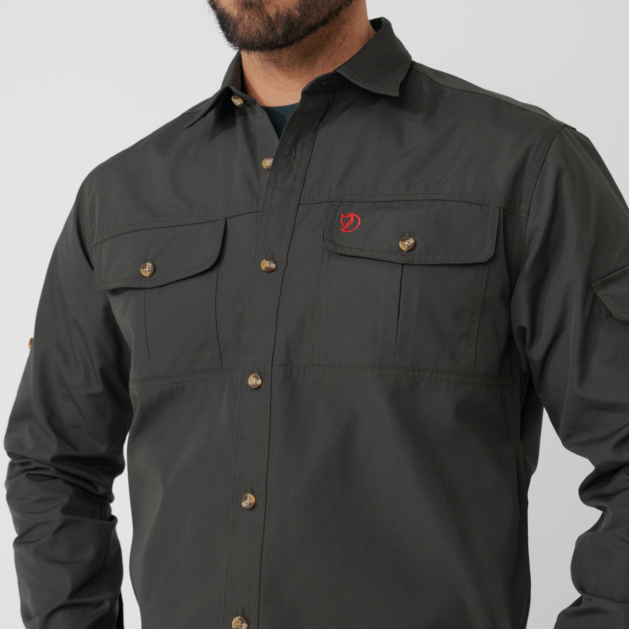 Singi Trekking Shirt, suede brown