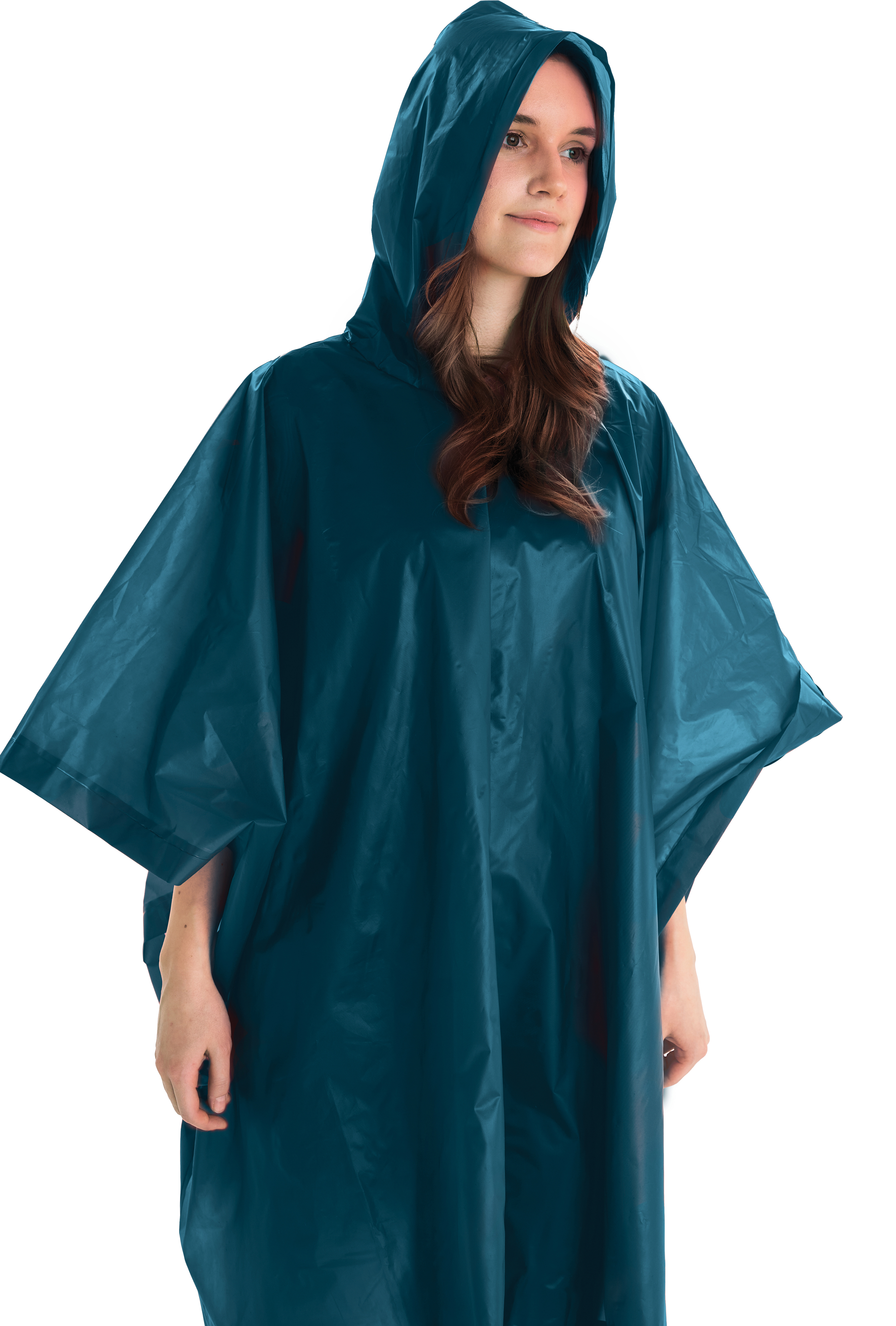 CL Leichtponcho, blau