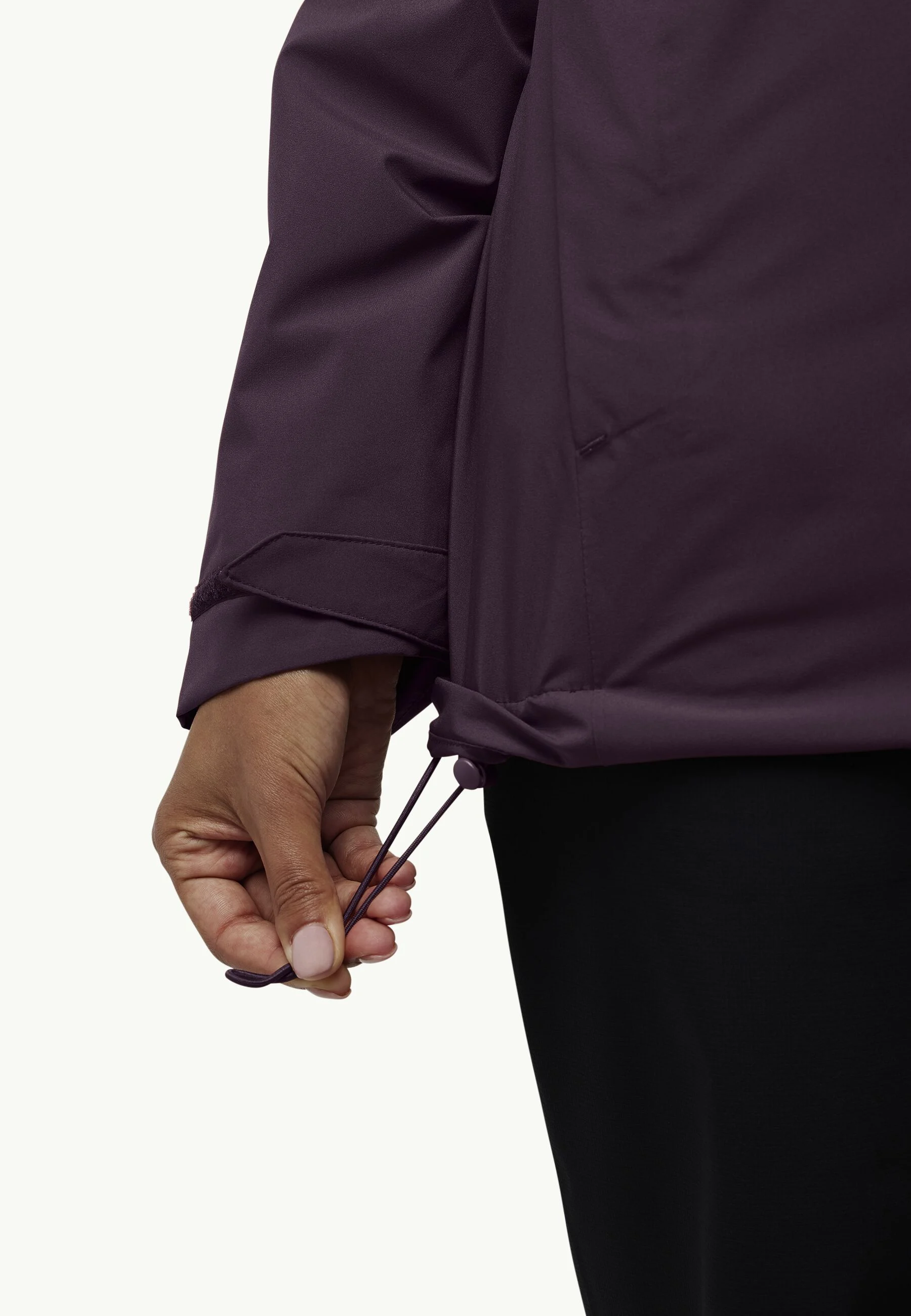 Rotwand 3in1 Jacket Wm, midnight plum