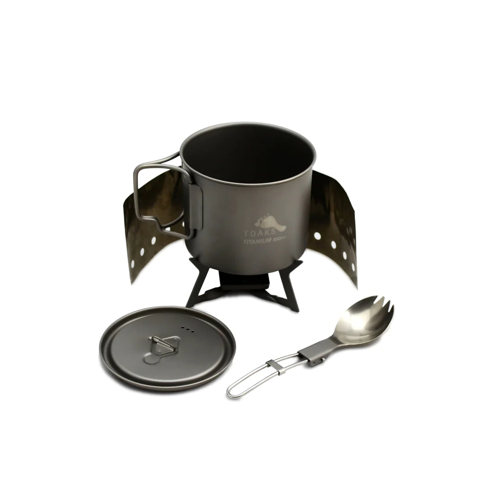 Titanium Ultralight Solid Fuel Cook System