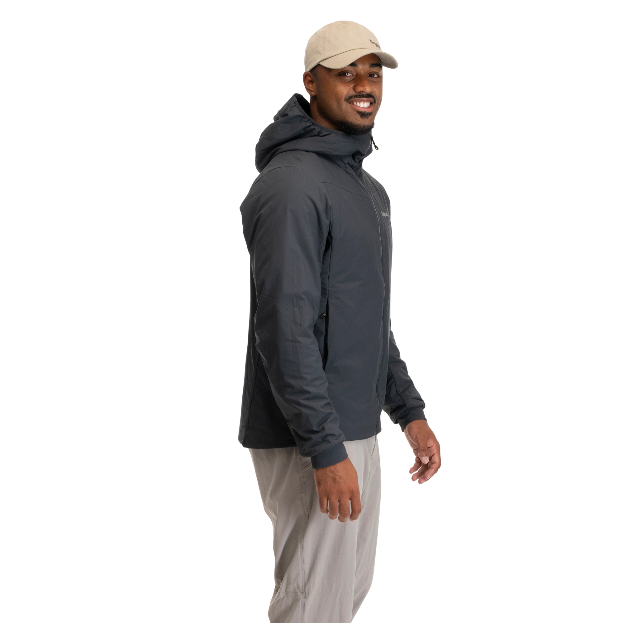 Holo Insulated Hood Jacket, dark shadow grey