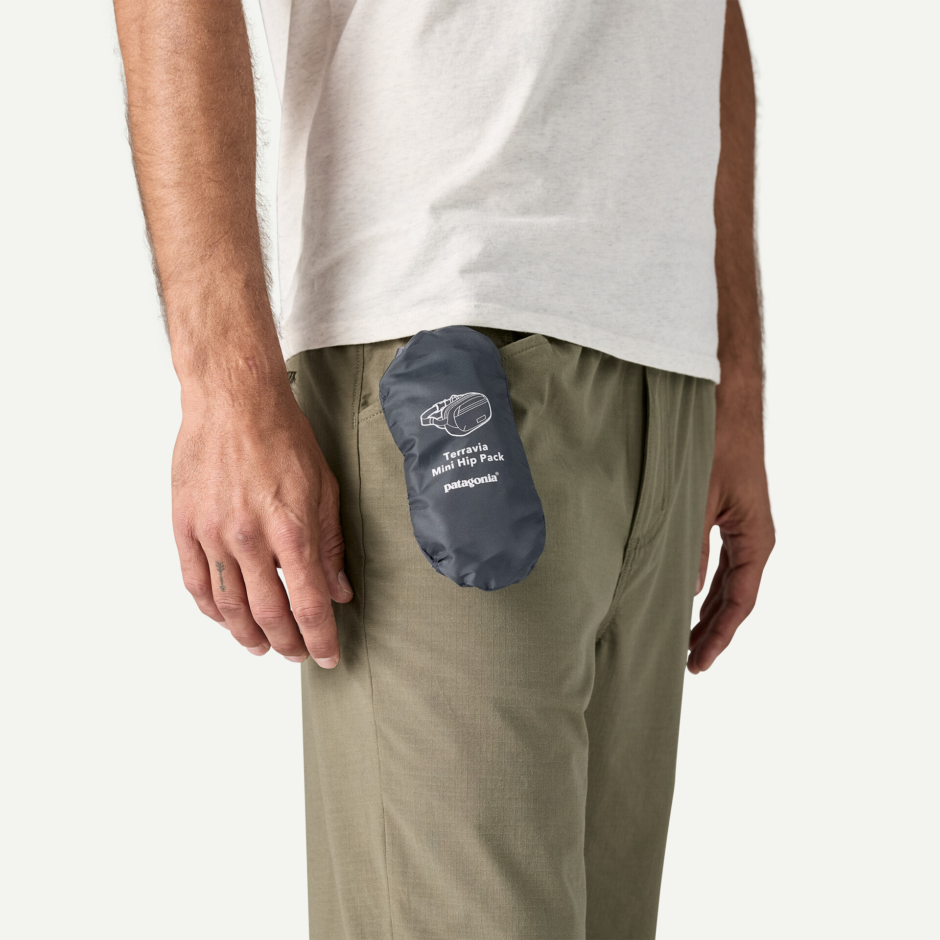Terravia Mini Hip Pack, river rock green