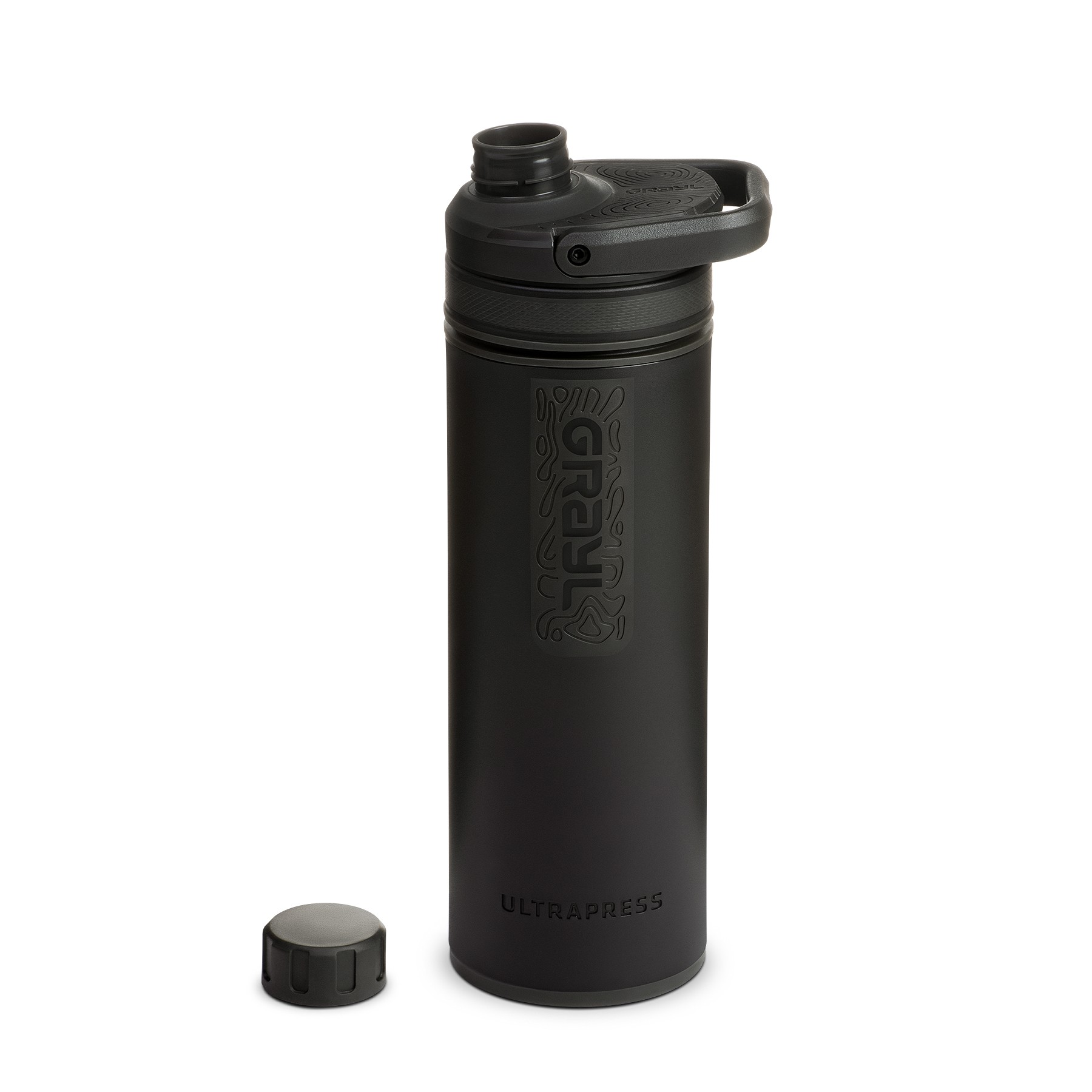 GRAYL UltraPressPurifier Trinkwasser-Filterflasche, covert black