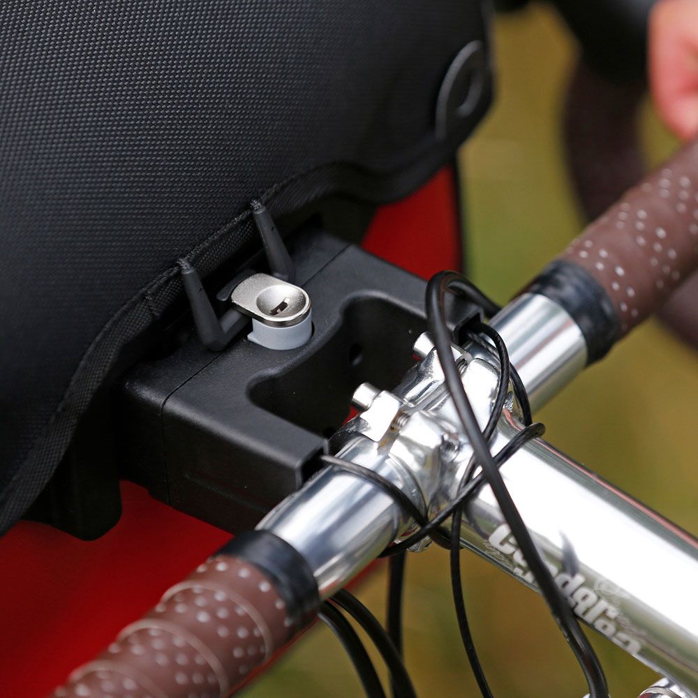 Handlebar Mounting Set w. Lock, black