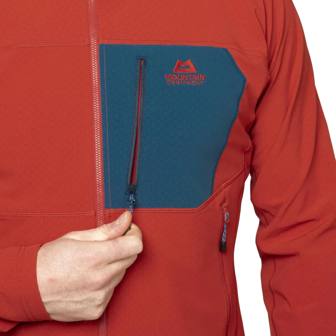 Arrow Hooded Jacket, anvil/redrock