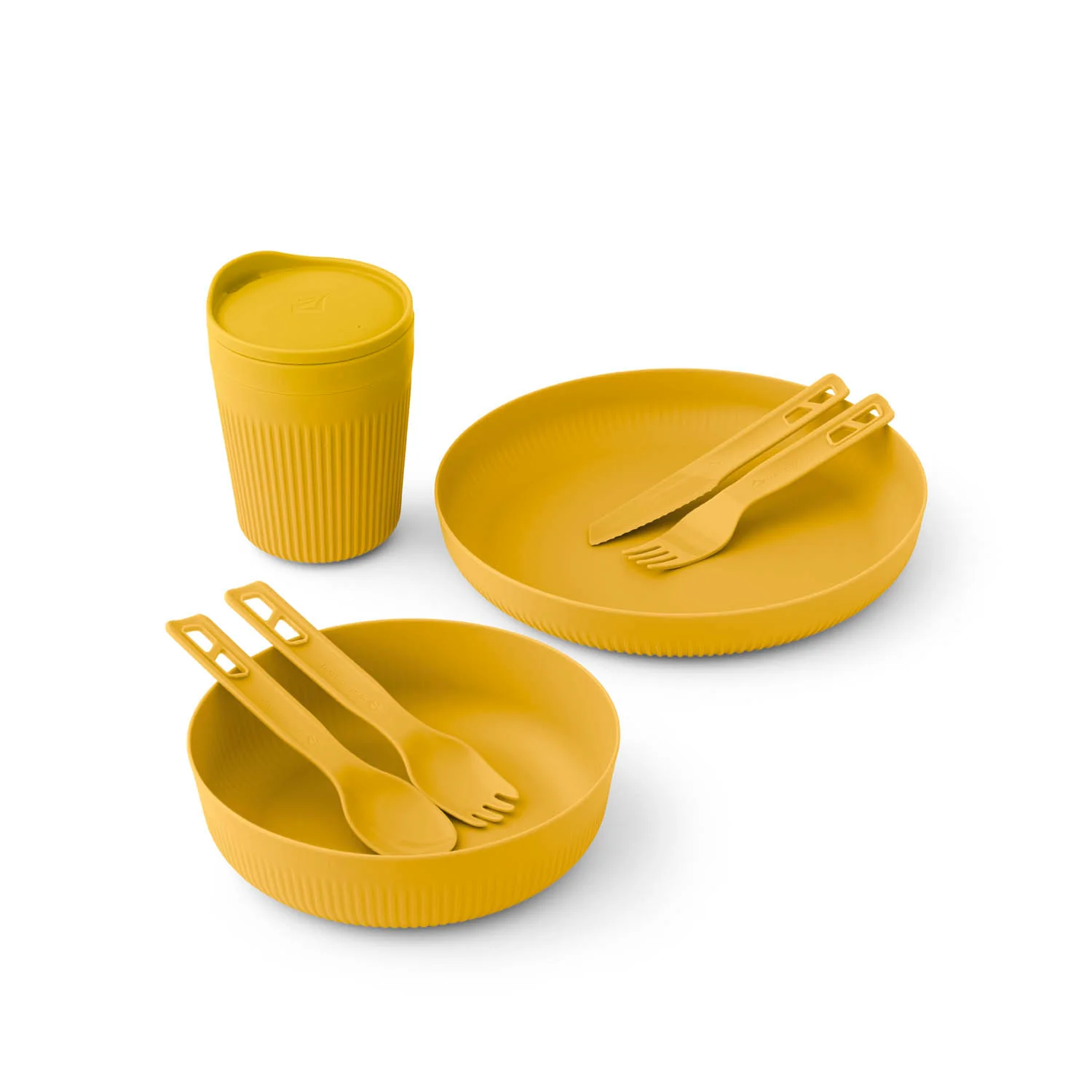 Passage Dinnerware Set 7-teilig, arrowwood yellow