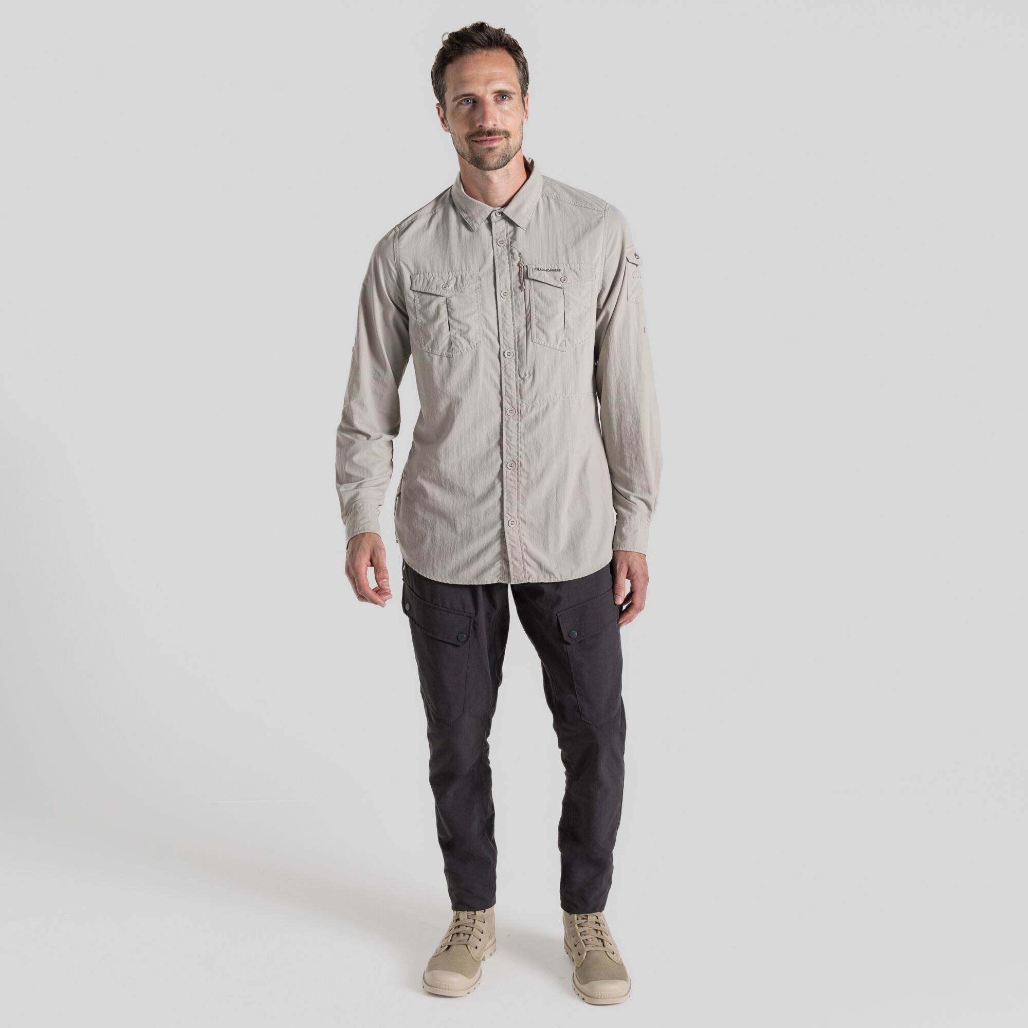 NosiLife Adventure L/S Shirt, parchment