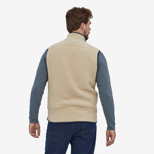 Retro Pile Vest, el cap khaki
