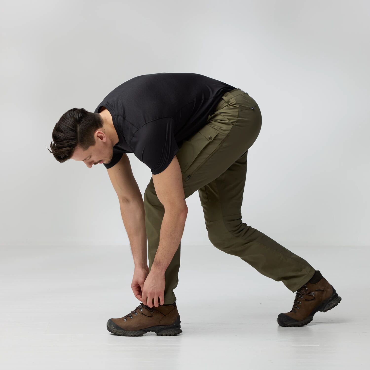 Abisko Hybrid Trail Trousers REG, black