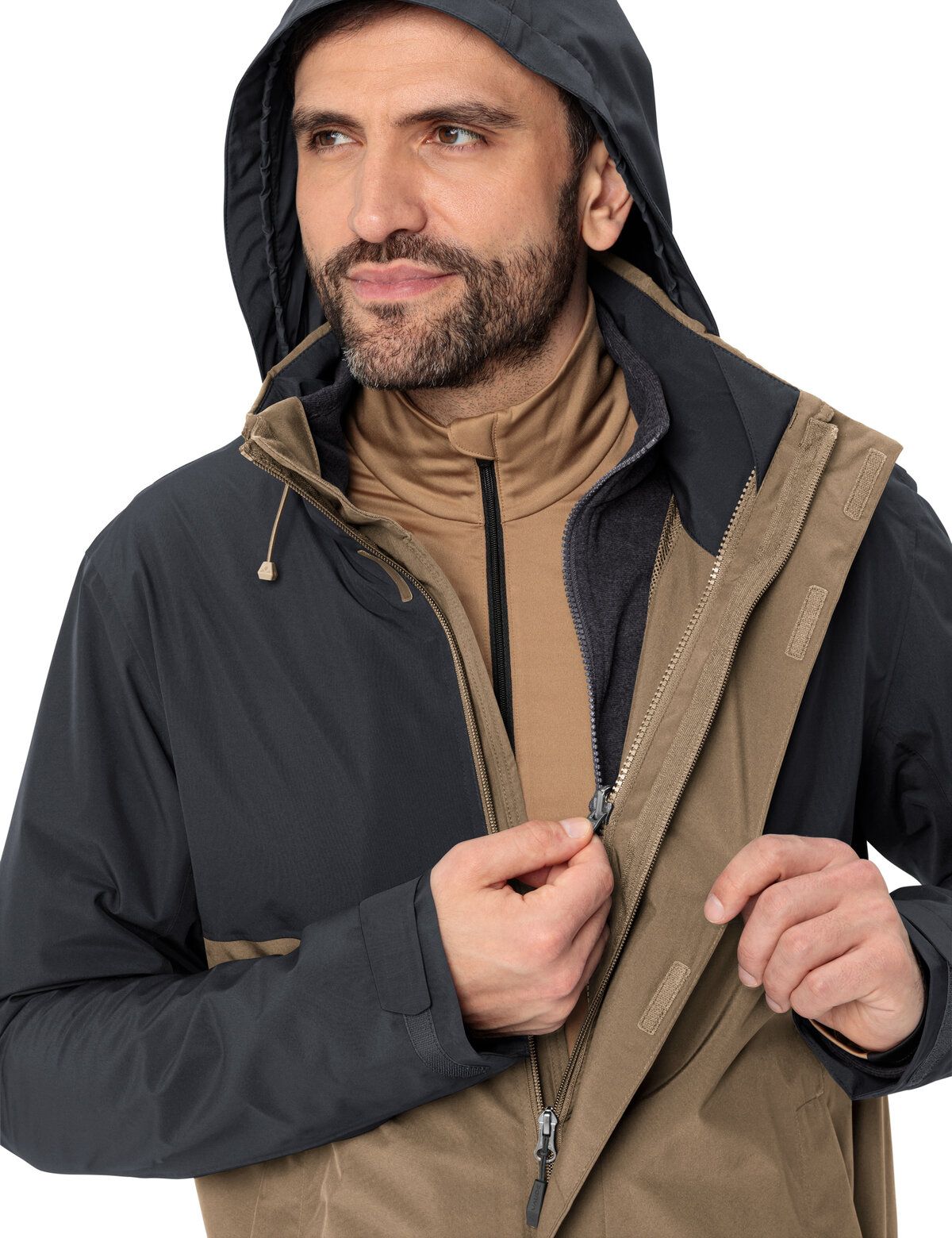 Rosemoor 3in1 Jacket, black/oat