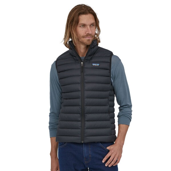 Down Sweater Vest, black