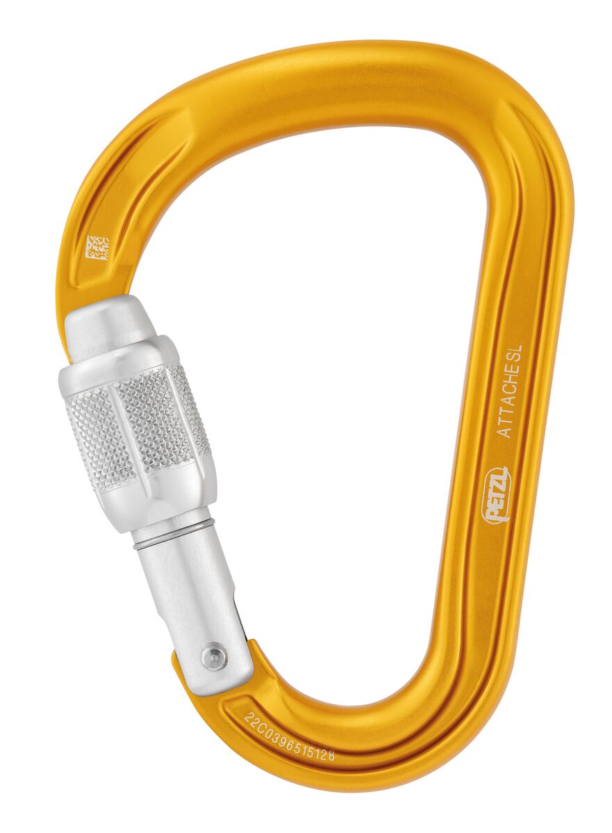 Attache HMS Screw-Lock, yellow