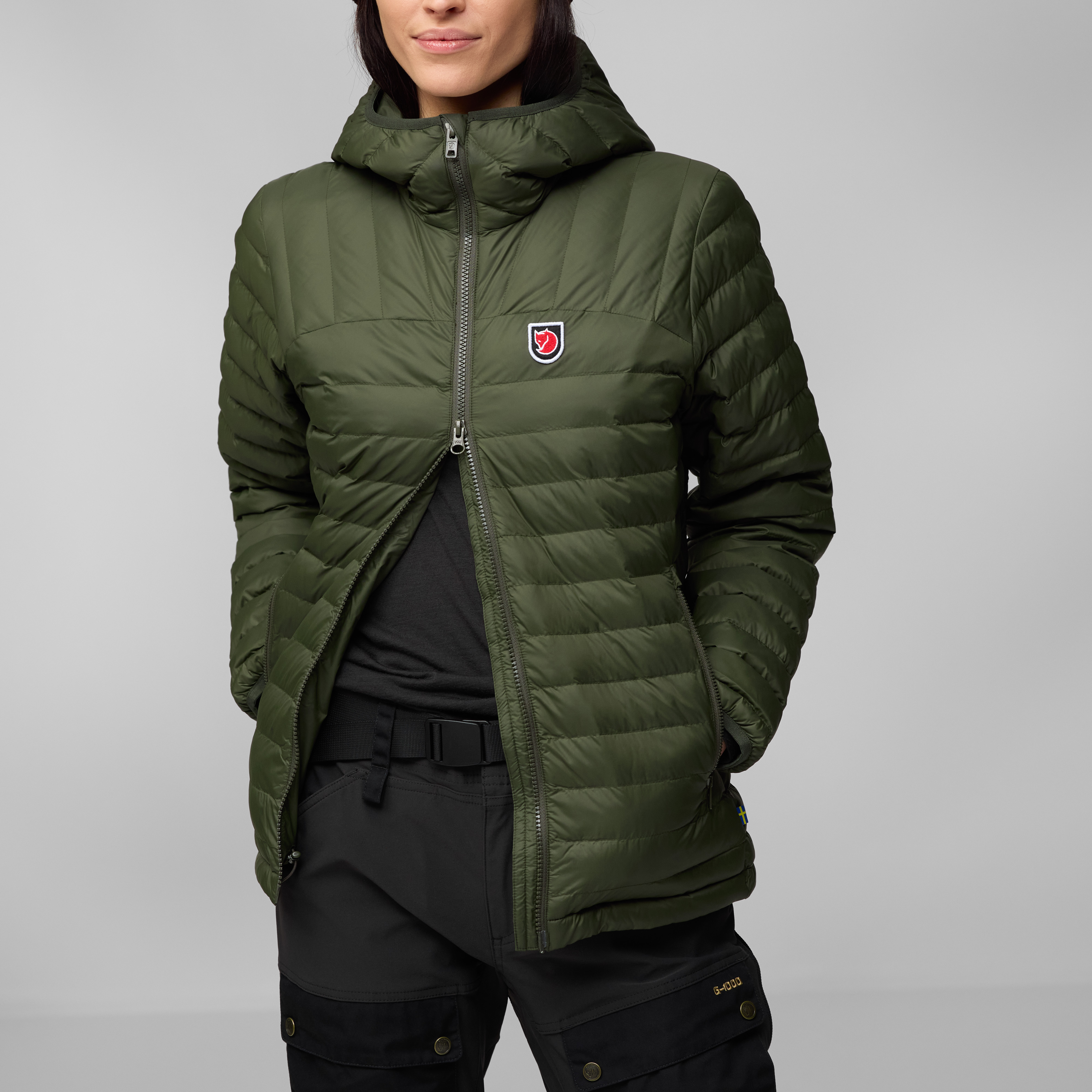 Expedition Lätt Hoodie Wm, patina green