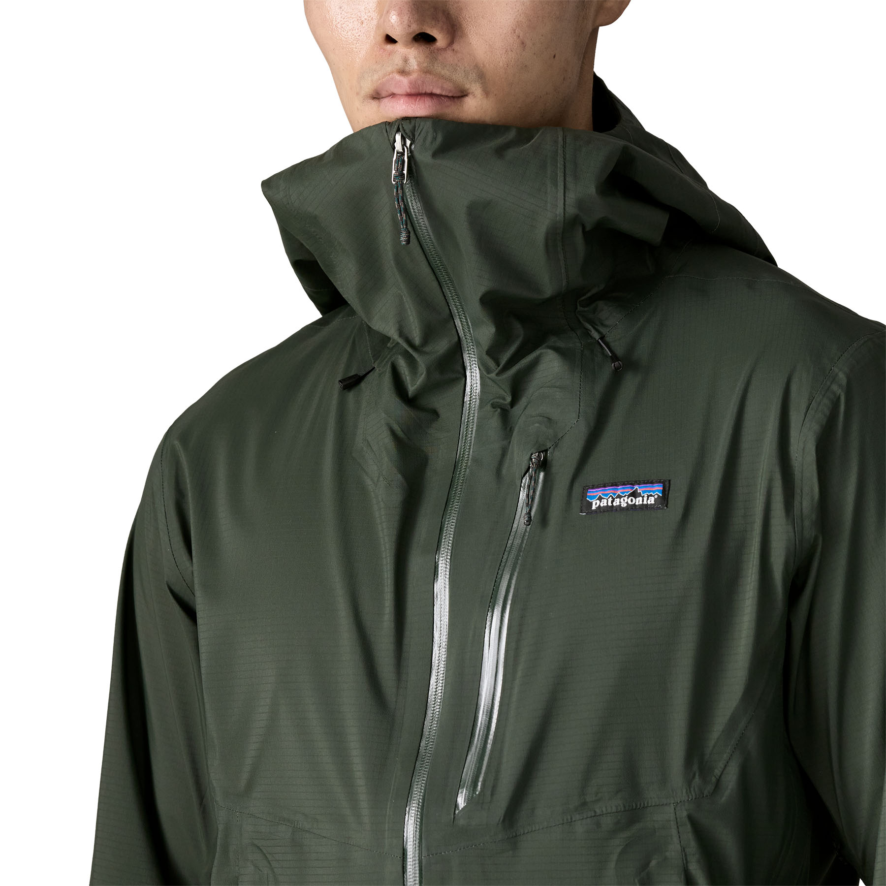 Granite Crest Rain Jacket, forge grey w/black
