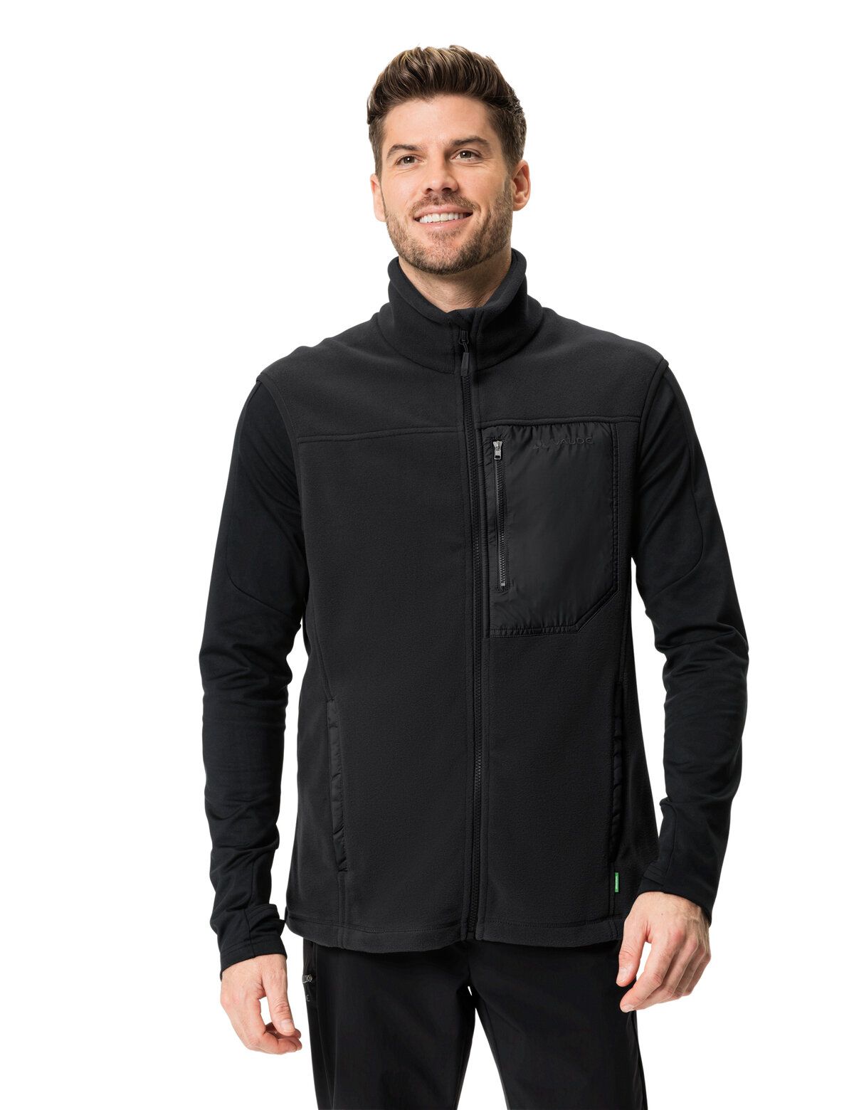 Rosemoor Fleece Vest, black