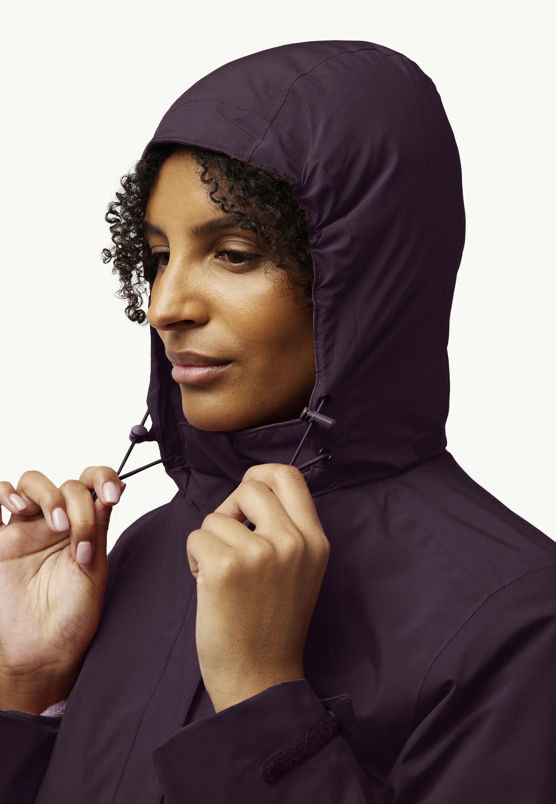 Rotwand 3in1 Jacket Wm, midnight plum
