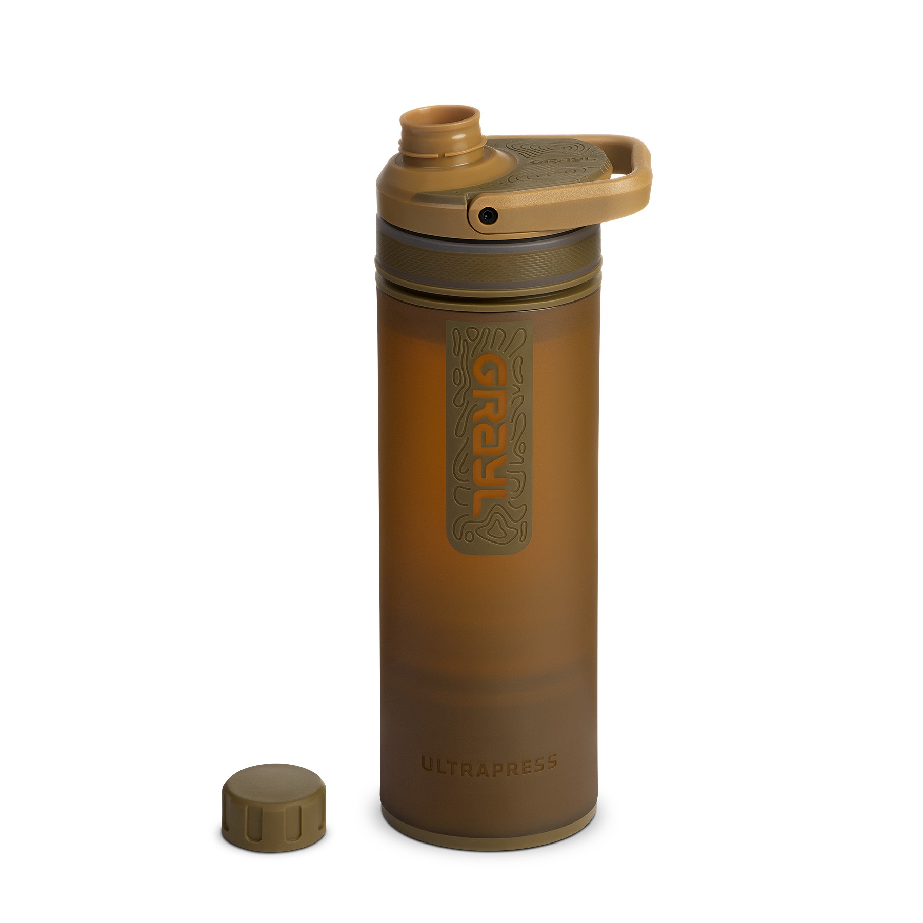 GRAYL UltraPressPurifier Trinkwasser-Filterflasche, coyote brown