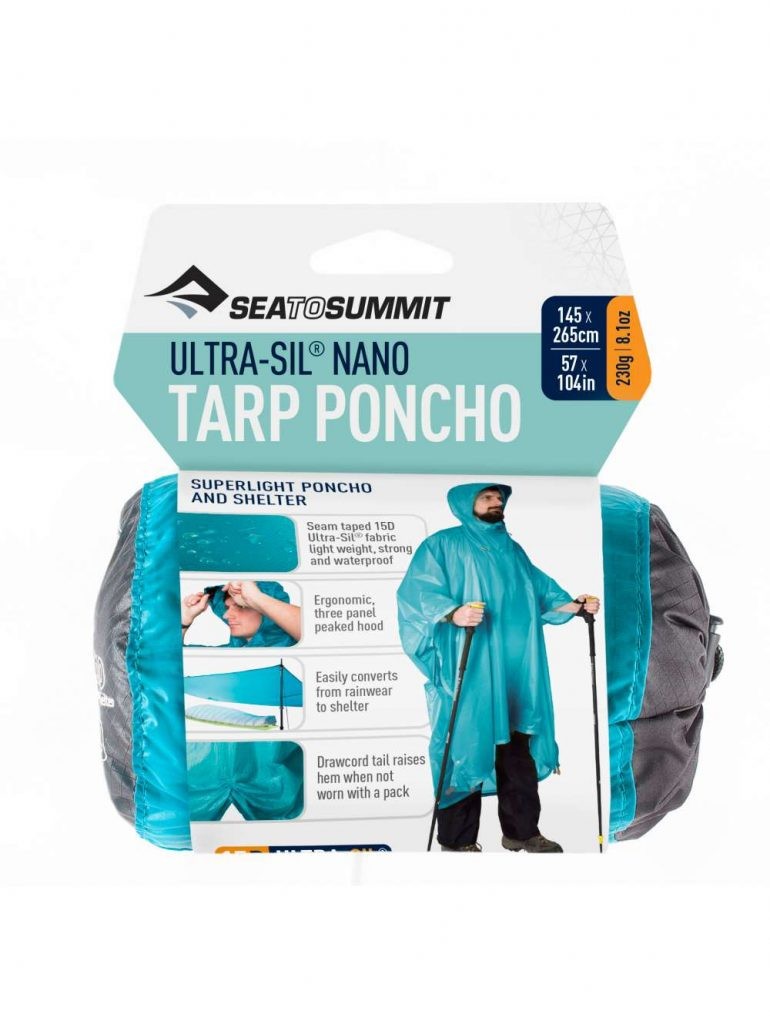 Ultra-Sil Nano Tarp-Poncho, blue
