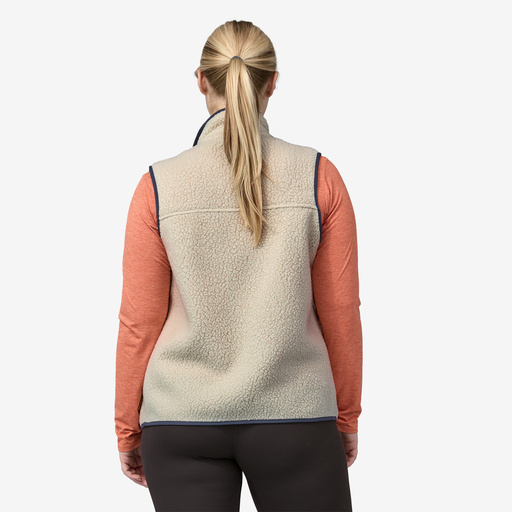 Retro Pile Vest Wm, pelican